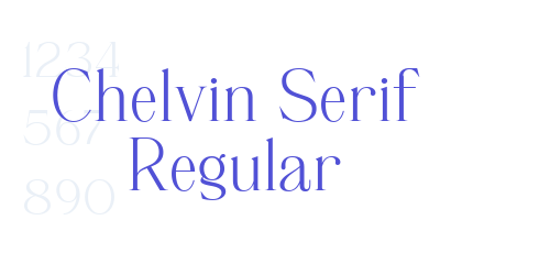 Chelvin Serif Regular-font-download