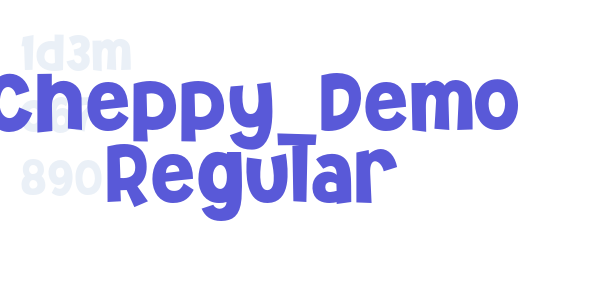 Cheppy_Demo Regular font free