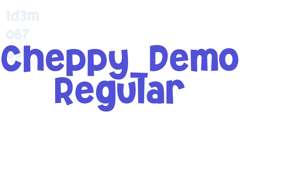 Cheppy_Demo Regular-font-download