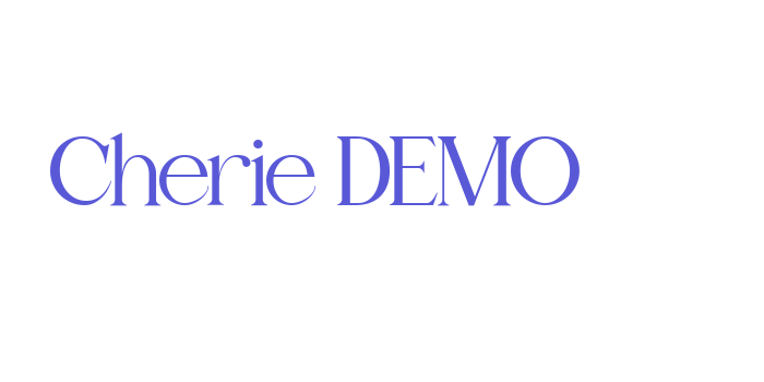 Cherie_DEMO Font Download