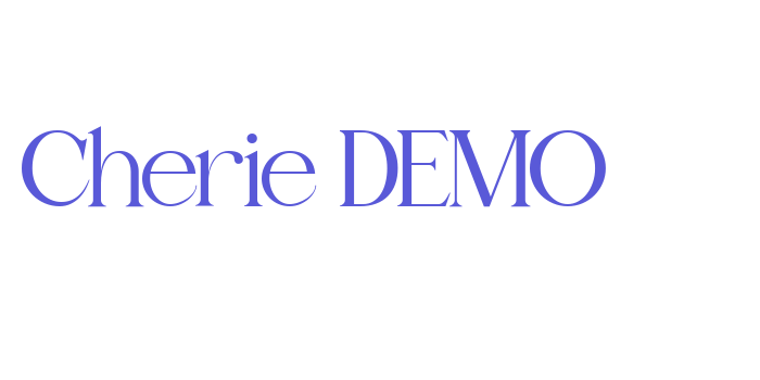 Cherie_DEMO Font