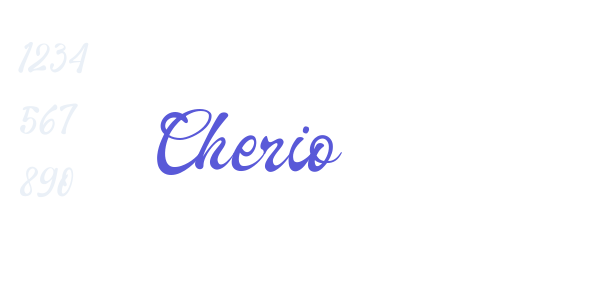 Cherio font free