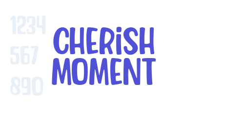 Cherish Moment-font-download