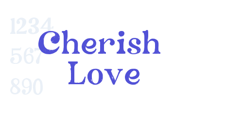 Cherish & Love-font-download