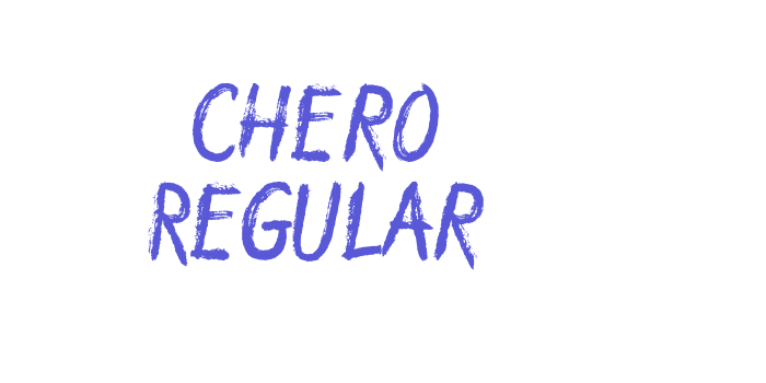 Chero Regular Font