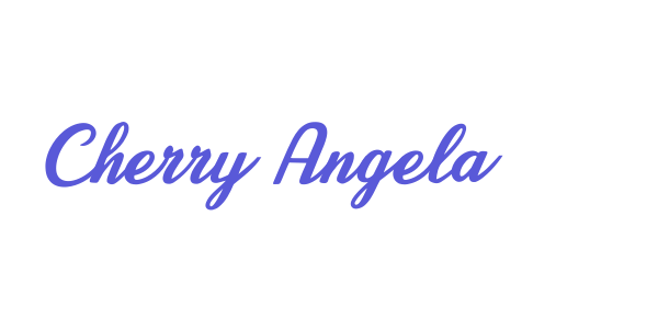 Cherry Angela font free