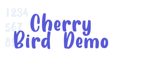 Cherry Bird Demo font free