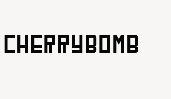 CherryBomb Font