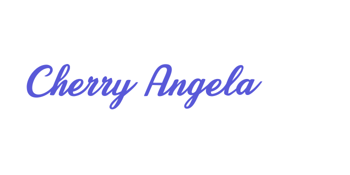 Cherry Angela Font Download