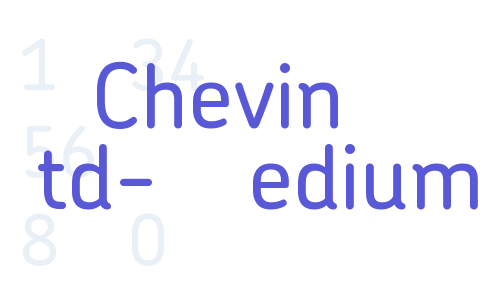 Chevin Std-Medium Font Download