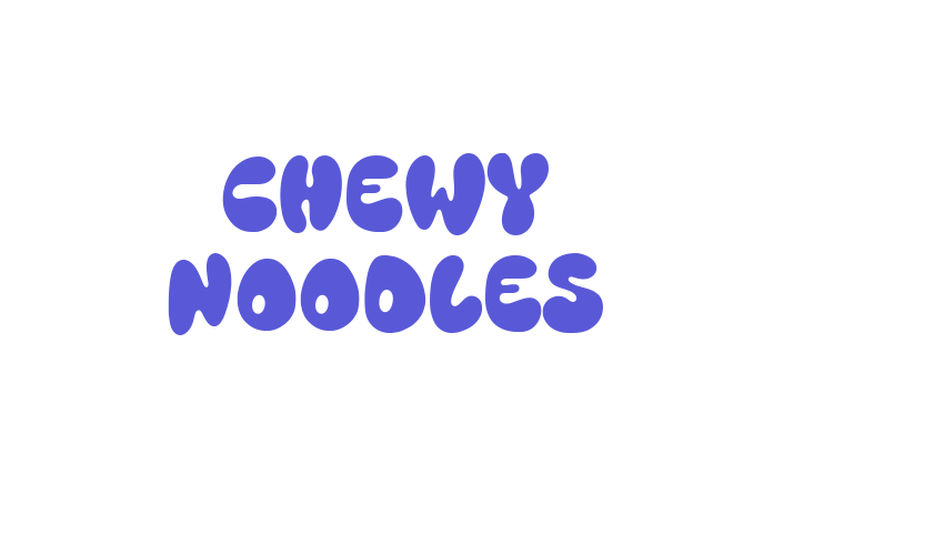 Chewy Noodles Font Download