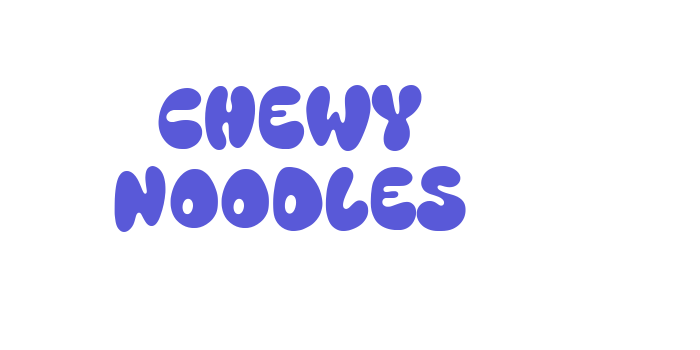 Chewy Noodles Font Download