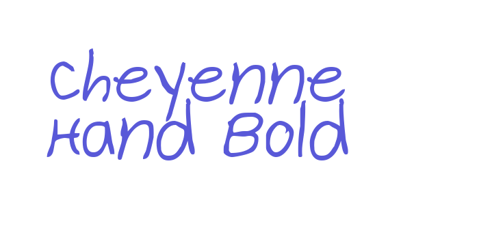 Cheyenne Hand Bold Font Download