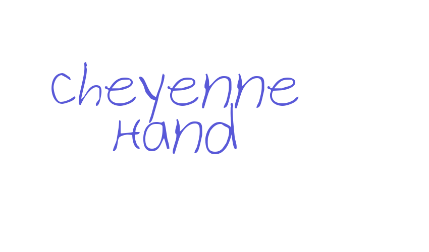 Cheyenne Hand Font