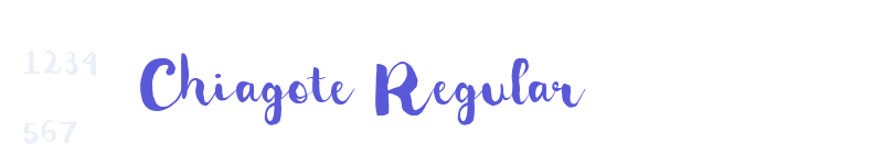 Chiagote Regular-related font
