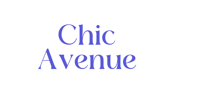 Chic Avenue Font Download