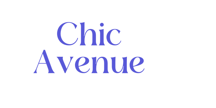 Chic Avenue Font