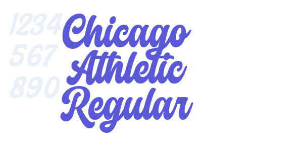 Chicago Athletic Regular font free