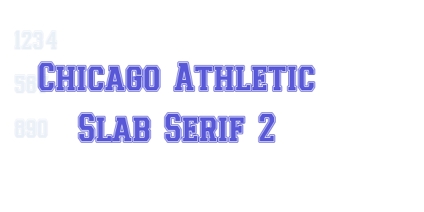 Chicago Athletic Slab Serif 2 font free