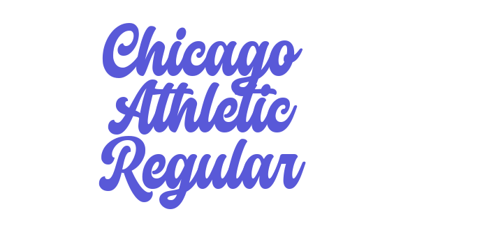 Chicago Athletic Regular Font Download