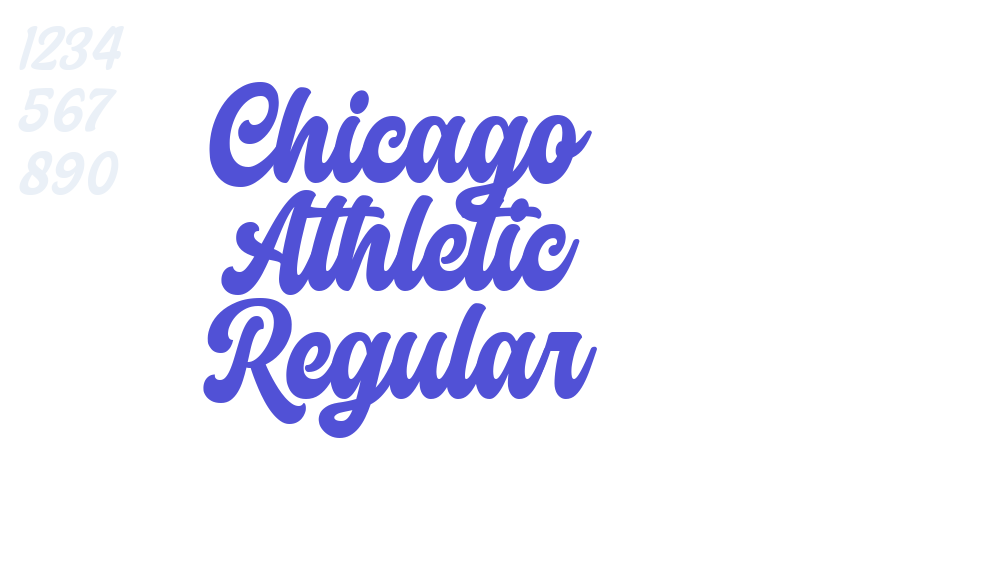 Chicago Athletic Regular-font-download