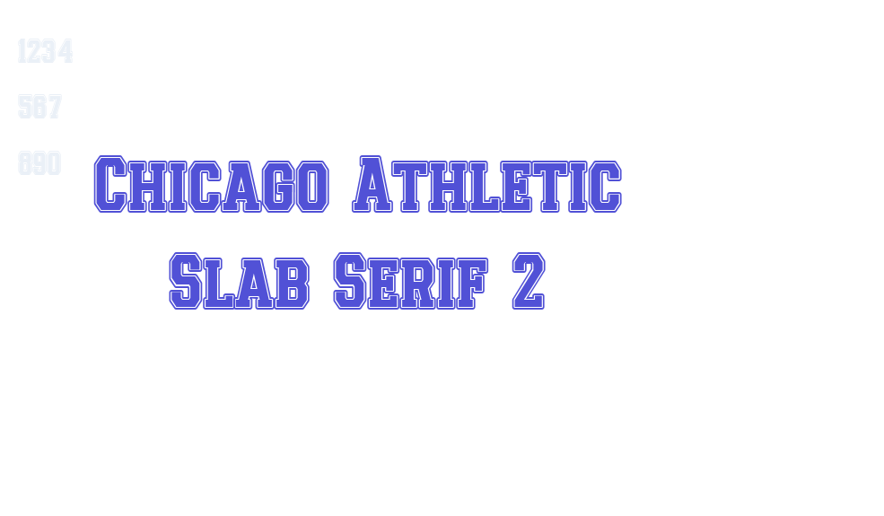 Chicago Athletic Slab Serif 2-font-download