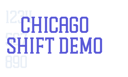 Chicago Shift Demo Font Download