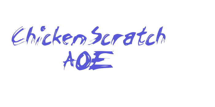 ChickenScratch AOE Font Download