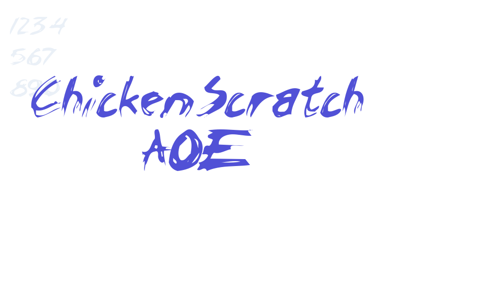 ChickenScratch AOE-font-download