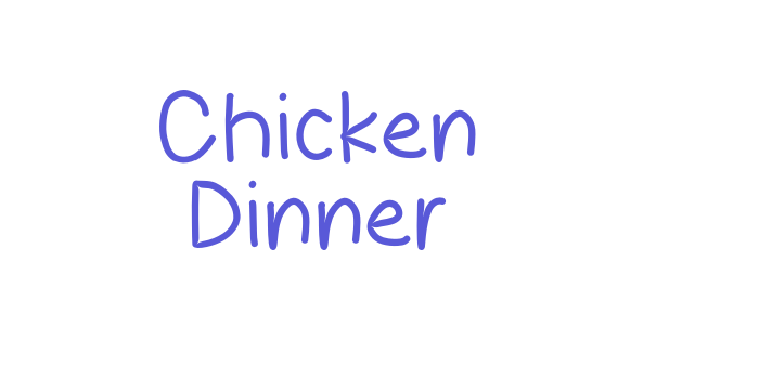 Chicken Dinner Font Download