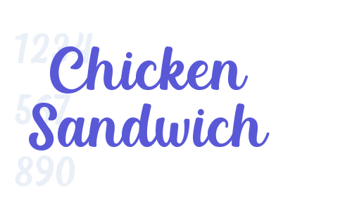 Chicken Sandwich Font Download