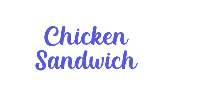 Chicken Sandwich Font Download