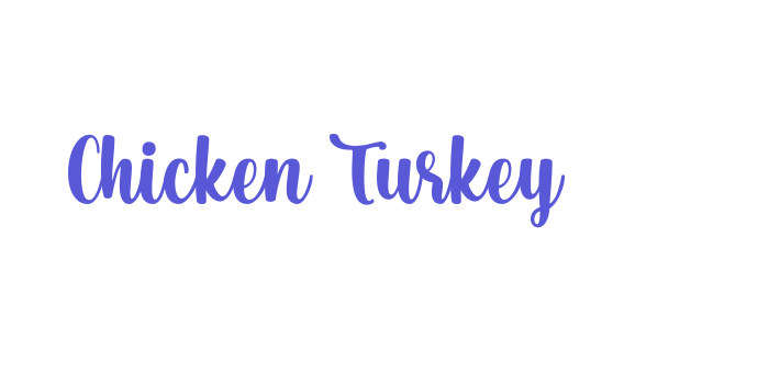 Chicken Turkey Font Download