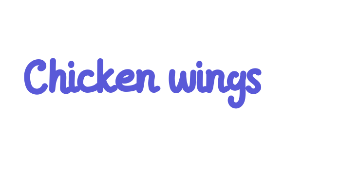 Chicken wings Font Download