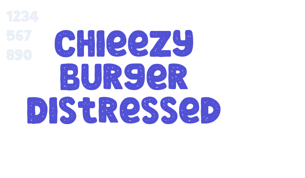 Chieezy Burger Distressed-font-download