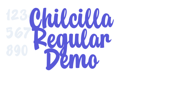 Chilcilla Regular Demo font free