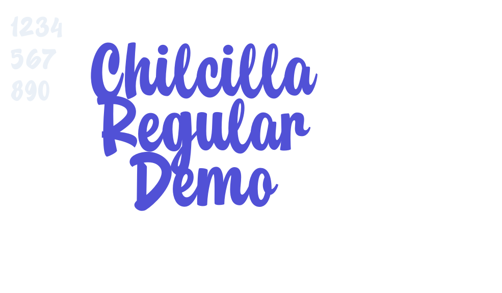 Chilcilla Regular Demo-font-download