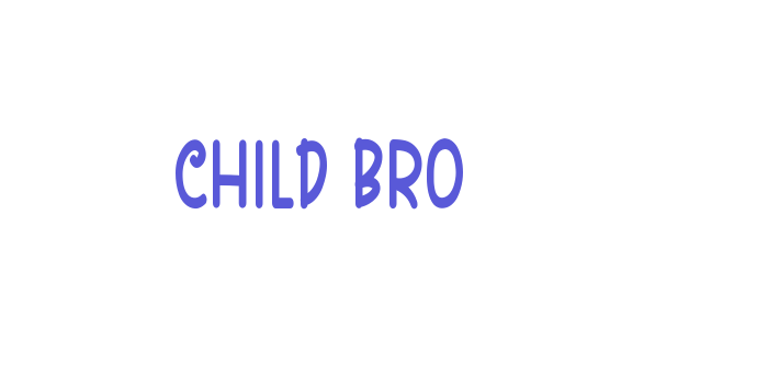 Child Bro Font Download