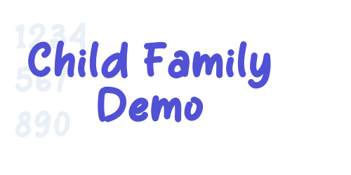 Child Family Demo-font-download