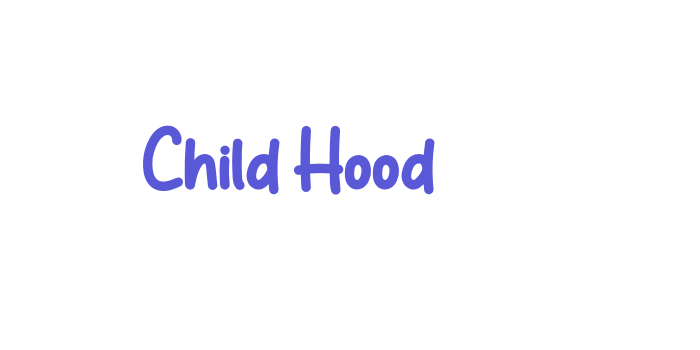 Child Hood Font Download