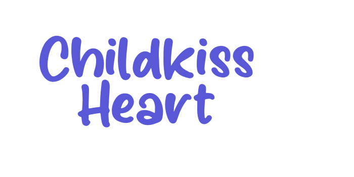 Childkiss Heart Font