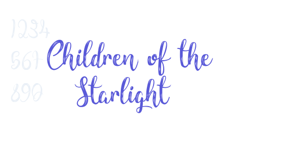 Children of the Starlight font free