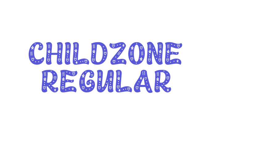 Childzone Regular Font