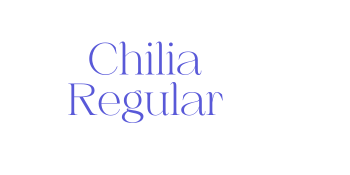 Chilia Regular Font Download