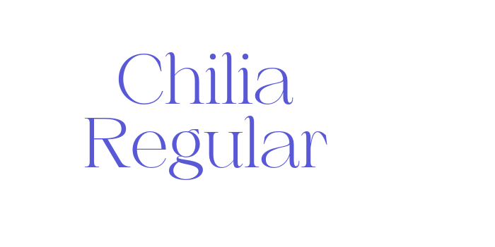 Chilia Regular Font