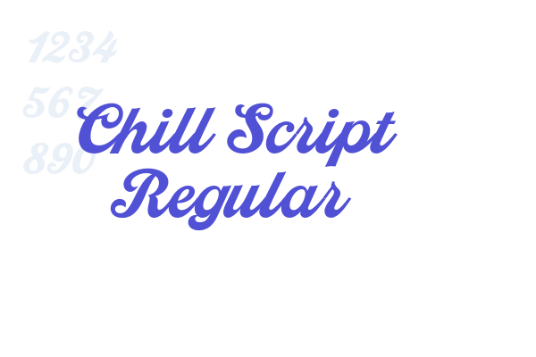 Chill Script Regular