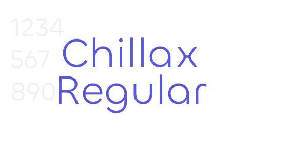 Chillax Regular font free