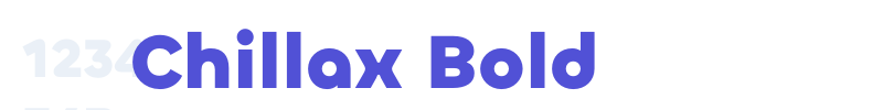 Chillax Bold-font