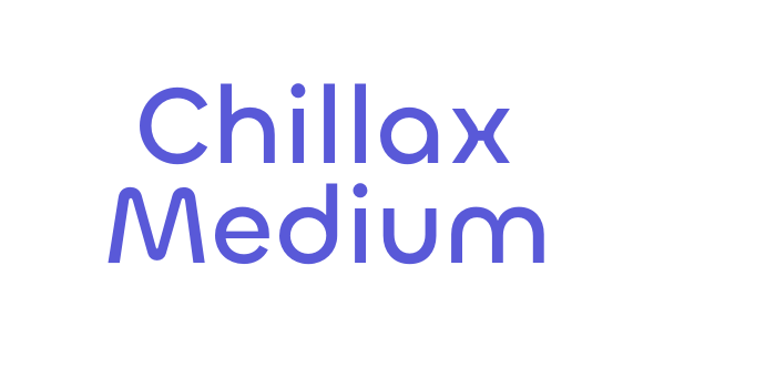 Chillax Medium Font