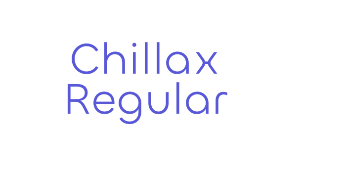 Chillax Regular Font Download